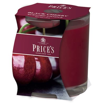 Black Cherry Candle in Glass Jar by Price’s